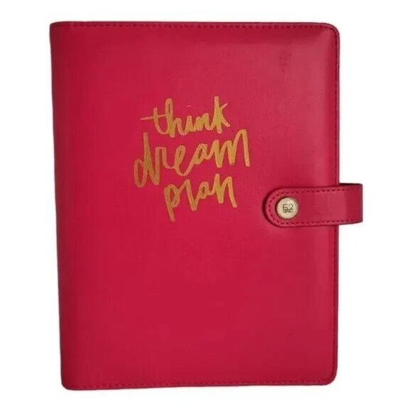 BUNDLE Binder Planner The Paper Studio Agenda 52 Pink / Polka Dot Positive Quote - Picture 2 of 16